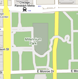 Millennium Park map crop