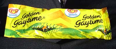 Wells Golden Gaytime ice cream treat